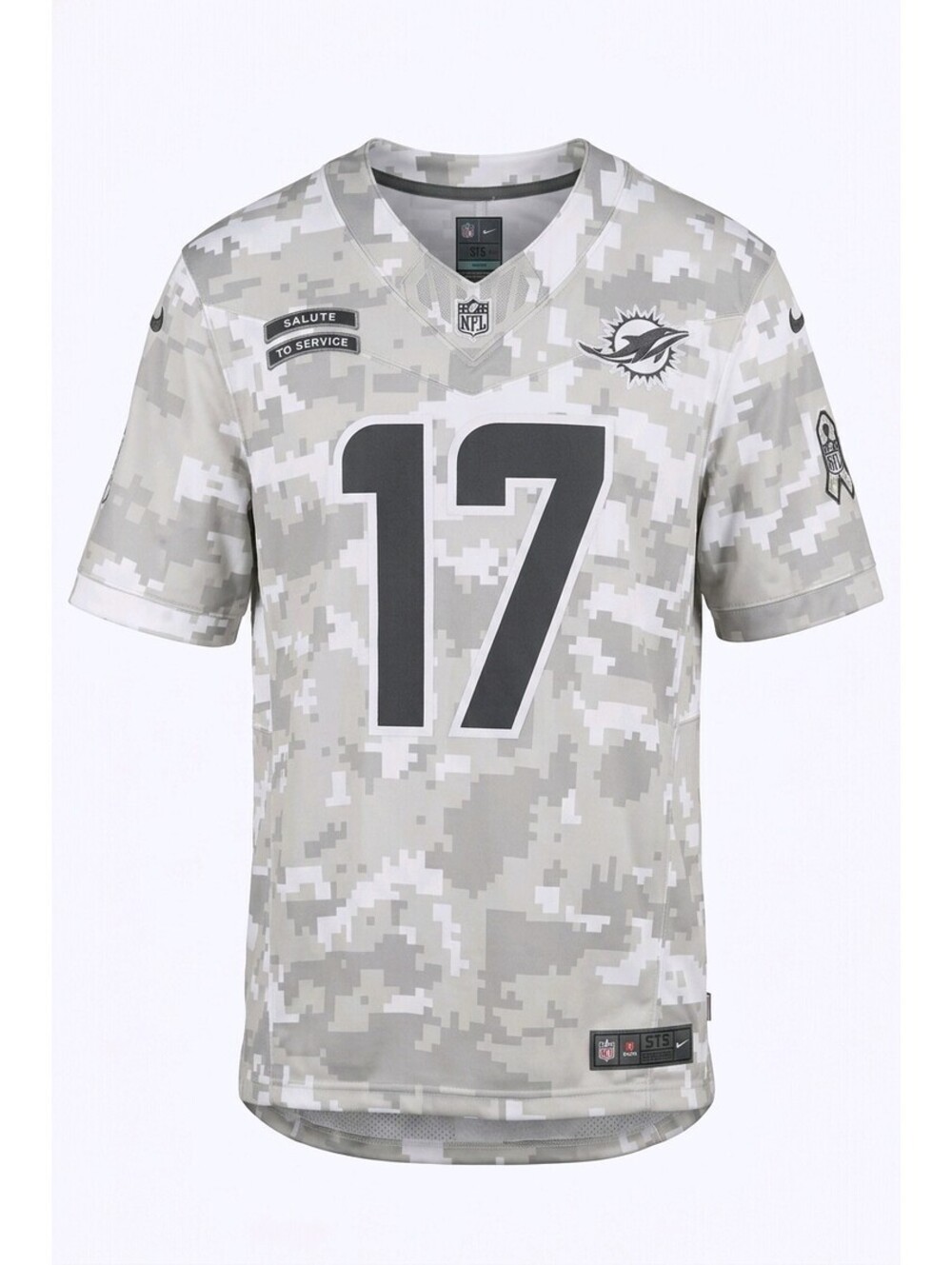 Nike Vapor On-Field Jalen Waddle Miami Dolphins “Salute to Service” Jersey – XL